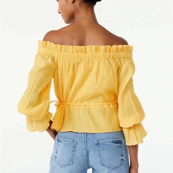 SCOOP WOMEN’S OFF THE SHOULDER TOP WITH ADJUSTABLE WAIST SIZE XL - Picture 8 of 11